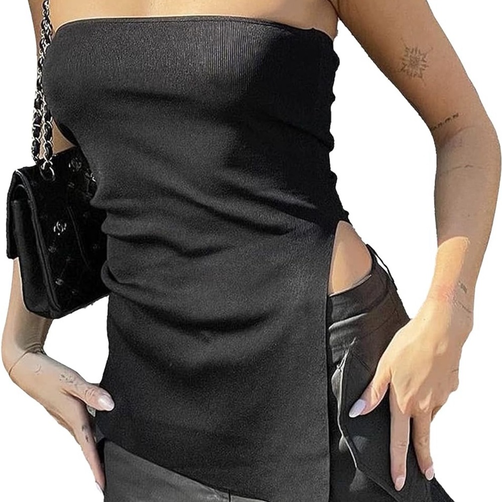 Black tube top